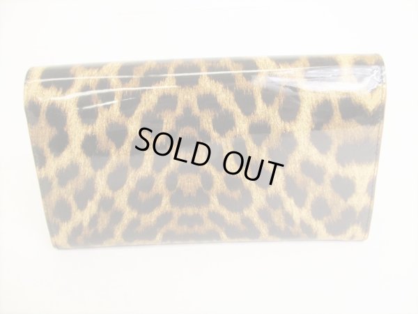 Photo2: Christian Louboutin Animal Patent Leather Long Wallet MACARON #8729