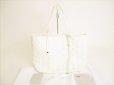 Photo1: Jimmy Choo Plastic Stars White Leather Tote Bag Purse SASHA S #8733 (1)
