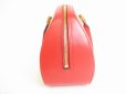 Photo3: LOUIS VUITTON Epi Red Leather Hand Bag Purse Jasmine #8736