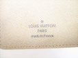 Photo10: LOUIS VUITTON Damier Azur Leather Trifold Wallet Purse Joey #8741