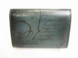 Photo2: Berluti Calligraphy Moss Green Leather Business Card Holder #8748 (2)