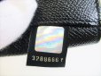 Photo11: BVLGARI Logo Clip Black Leather Coin Purse #8766