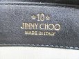 Photo10: Jimmy Choo Multicolor Metal Stars Black Leather Round Zip Wallet FILIPA #8768