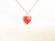 Photo2: GUCCI Sterling Silver Ag925 Interlocking G Heart Necklace #8775 (2)