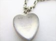 Photo9: GUCCI Sterling Silver Ag925 Interlocking G Heart Necklace #8775