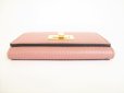 Photo5: FENDI Rose Leather Gold H/W Credit Card Business Card Holder #8783