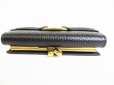 Photo6: Salvatore Ferragamo Vala Black Leather Bifold Long Wallet #8791