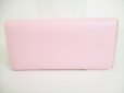 Photo2: FENDI F IS FENDI Pink Leather Flap Long Wallet Cotinental Wallet #8800 (2)