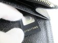 Photo11: BVLGARI Black Leather PVC Canvas Mirerige Flap Long Wallet #8802