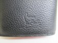 Photo10: Christian Louboutin Black Leather Multicolor Spike Bifold Wallet Paros #8817