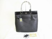 HUNTING WORLD Black Nylon Tote Bag Hand Bag Shopping Bag #8830