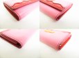 Photo7: miu miu Pink Red Soft Calf Leather 6 Pics Key Cases #8845