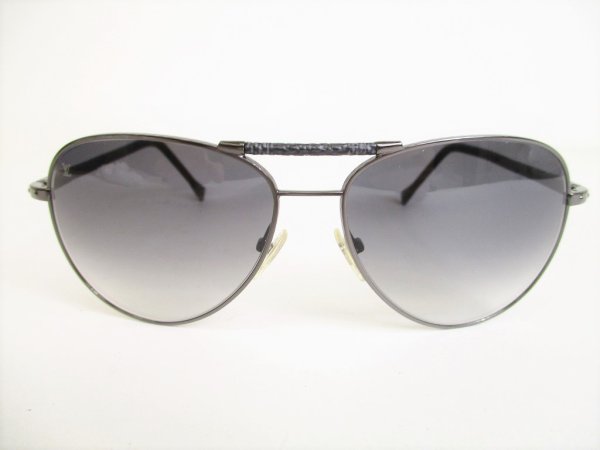 Photo2: LOUIS VUITTON Damier Graphite Sunglasses Eye Wear Conspiration Pilot #8847