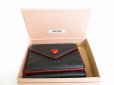 Photo12: miumiu Black Leather Madras Forever Trifold Wallet Compact Wallet #8851