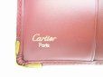 Photo10: Cartier Must de Cartier Bordeaux Leather Bifold Wallet Purse #8870