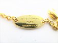 Photo10: LOUIS VUITTON LV Circle Medallion Gold Platd L TO V Bracelet #8884