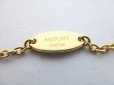 Photo11: LOUIS VUITTON LV Circle Medallion Gold Platd L TO V Bracelet #8884