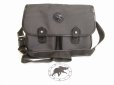 Photo1: HUNTING WORLD Gray Canvas Messenger Bag Crossbody Bag Purse #8886 (1)