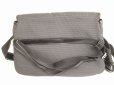 Photo2: HUNTING WORLD Gray Canvas Messenger Bag Crossbody Bag Purse #8886 (2)