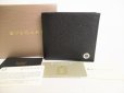 Photo1: BVLGARI Black Ruby Dahlia Leather Bifold Wallet Compact Wallet #8894 (1)