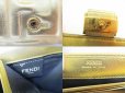 Photo10: FENDI Gold Leather Flap Long Wallet Continental Wallet #8903