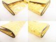 Photo7: FENDI Gold Leather Flap Long Wallet Continental Wallet #8903