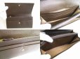 Photo8: BVLGARI Brown Leather Gold H/W Flap Long Wallet #8915