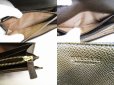 Photo9: BVLGARI Brown Leather Gold H/W Flap Long Wallet #8915