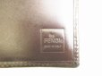Photo10: FENDI Zucca Khaki Canvas Brown Leather Bifold Wallet Compact Wallet #8916