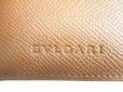 Photo10: BVLGARI Logo Brown Leather Business Card Case Card Holder #8917