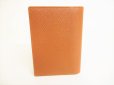 Photo2: BVLGARI Logo Brown Leather Business Card Case Card Holder #8917 (2)