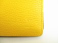 Photo12: LOUIS VUITTON Yellow Taurillon Leather Portefeuille Brazza Wallet #8962