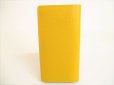 Photo2: LOUIS VUITTON Yellow Taurillon Leather Portefeuille Brazza Wallet #8962 (2)