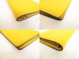 Photo7: LOUIS VUITTON Yellow Taurillon Leather Portefeuille Brazza Wallet #8962