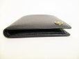 Photo5: CHANEL CC Logo Black Leather Bifold Wallet Compact Wallet #8968