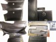 Photo9: FENDI Gray Zucca Canvas Black Leather Bifold Wallet Compact Wallet #8970