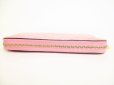 Photo6: GUCCI Guccissima Pink Leather Round Zip Long Wallet #8972