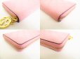 Photo7: GUCCI Guccissima Pink Leather Round Zip Long Wallet #8972