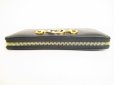 Photo6: GUCCI Interlocking G Black Leather Round Zip Long Wallet #8983