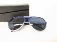 Photo1: Dior Homme Aluminum Frame Blue Lens Sunglasses Eye Wear #8991 (1)