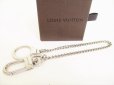 Photo1: LOUIS VUITTON Silver Color Steel Wallet Chain Chaine Anneau Cle #8993 (1)