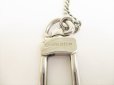 Photo11: LOUIS VUITTON Silver Color Steel Wallet Chain Chaine Anneau Cle #8993