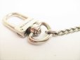 Photo4: LOUIS VUITTON Silver Color Steel Wallet Chain Chaine Anneau Cle #8993