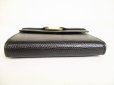 Photo5: Salvatore Ferragamo Vala Black Leather Bifold Long Wallet #8994