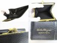 Photo9: Salvatore Ferragamo Vala Black Leather Bifold Long Wallet #8994