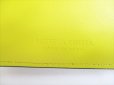 Photo10: BOTTEGA VENETA Moss Green Yellow Leather Bifold Wallet Compact Wallet #8996