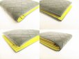 Photo7: BOTTEGA VENETA Moss Green Yellow Leather Bifold Wallet Compact Wallet #8996