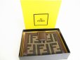 Photo12: FENDI Zucca Canvas Brown Leather Bifold Wallet Compact Wallet #9002