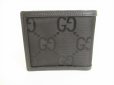 Photo2: GUCCI Off The Grid Black Nylon Leather Bifold Wallet #9006 (2)