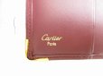 Photo10: Cartier Must de Cartier Bordeaux Leather Bifold Wallet Purse #9010